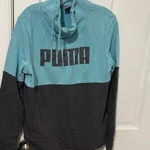 PUMA Teal and Charcoal Sweatshirt